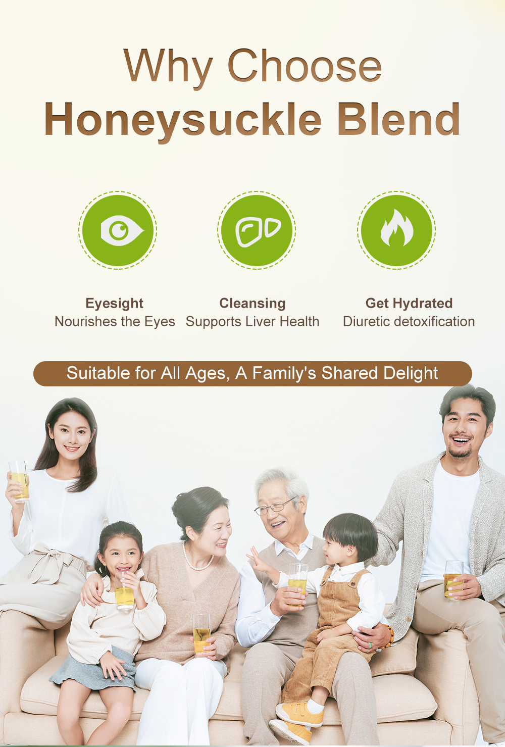 Honeysuckle Blend, Fatgue, Cleanse, Tea, Refresh